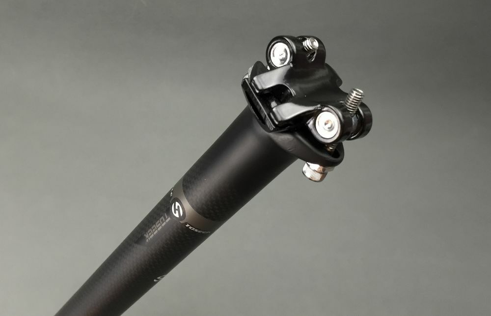 TOSEEK Aluminum Carbon Seatpost 25.4/27.2/30.8/31.6mm Mountain Bicycle Seat Post