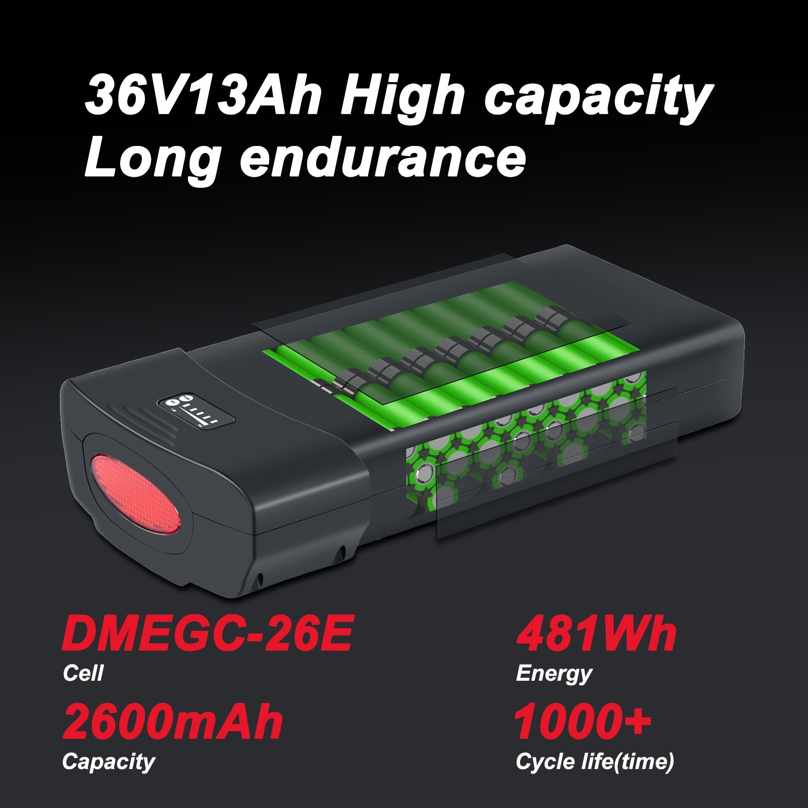 Electric Bike Battery 36V 13Ah for Pedego Ebike Battery Replacement with Charger