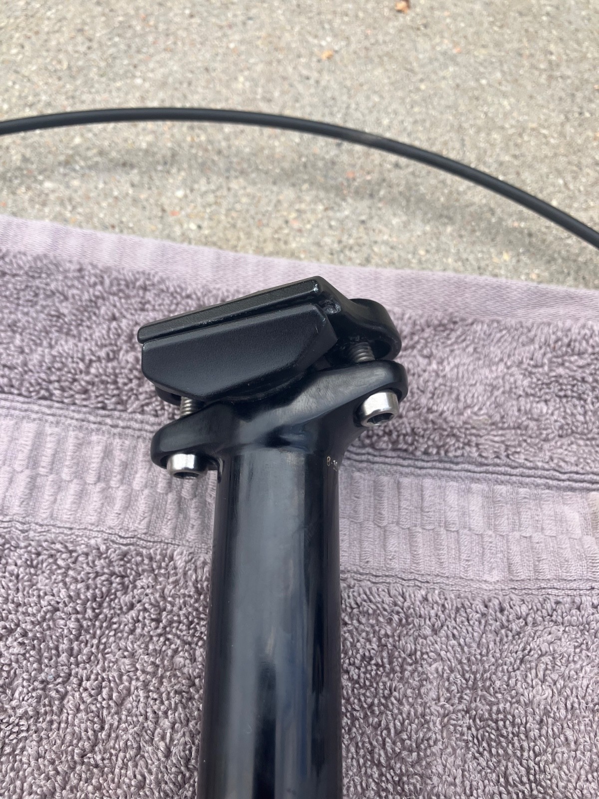One up mtb dropper seat post 30.9/ with 31.6 adapter