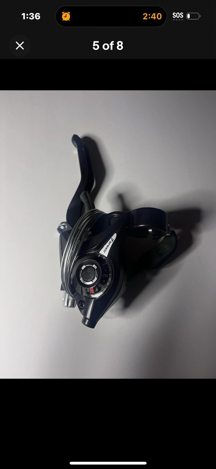 1pcs New bike shifters Shimano ST-EF51 7 speed single shifter Included