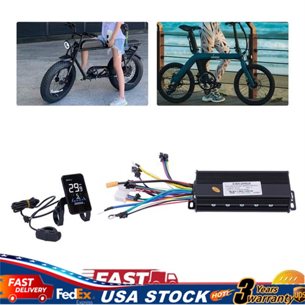 36V 1200W E-Bike Electric Bicycle Scooter Brushless Controller Kit LCD Display