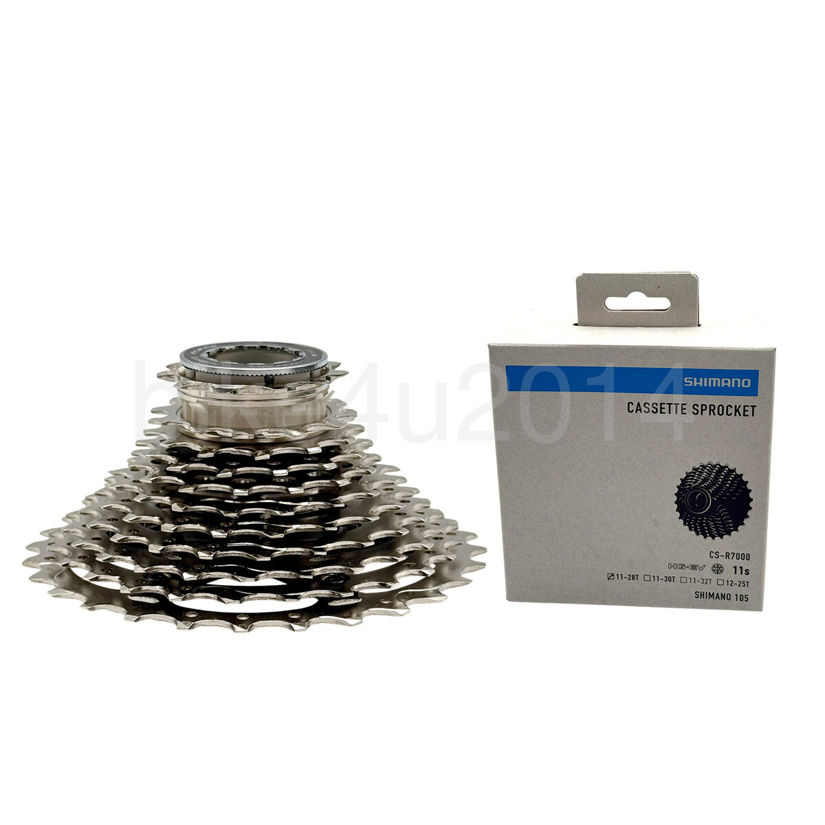 Shimano 105 Cassette Sprocket 11 Speed 11-28T, CS-R7000, HG-EV/HG-X11