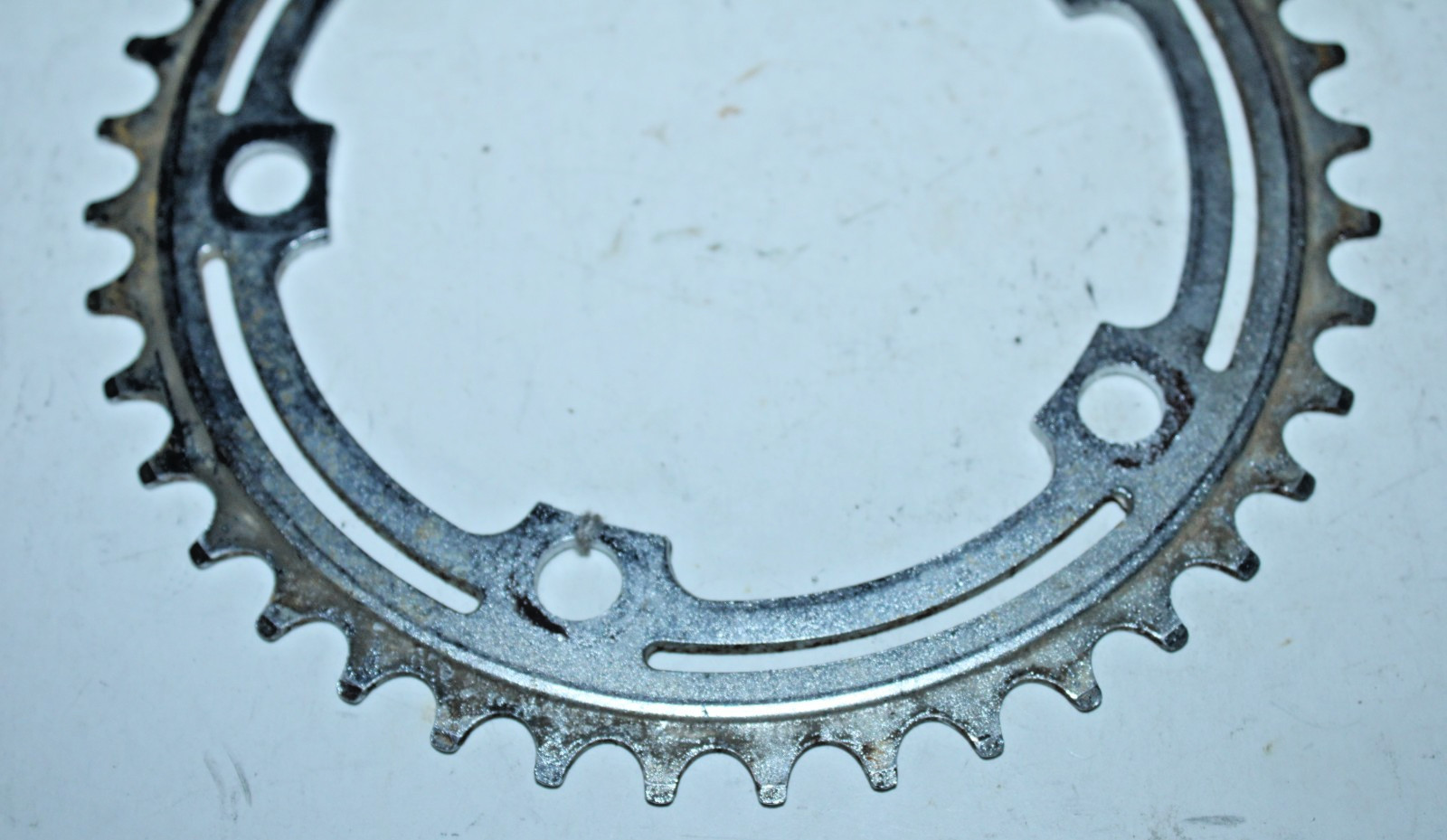Vintage SR 307 Road Bike Chainring BCD110 48T 48 Tooth Touring Japan Silver Cafe