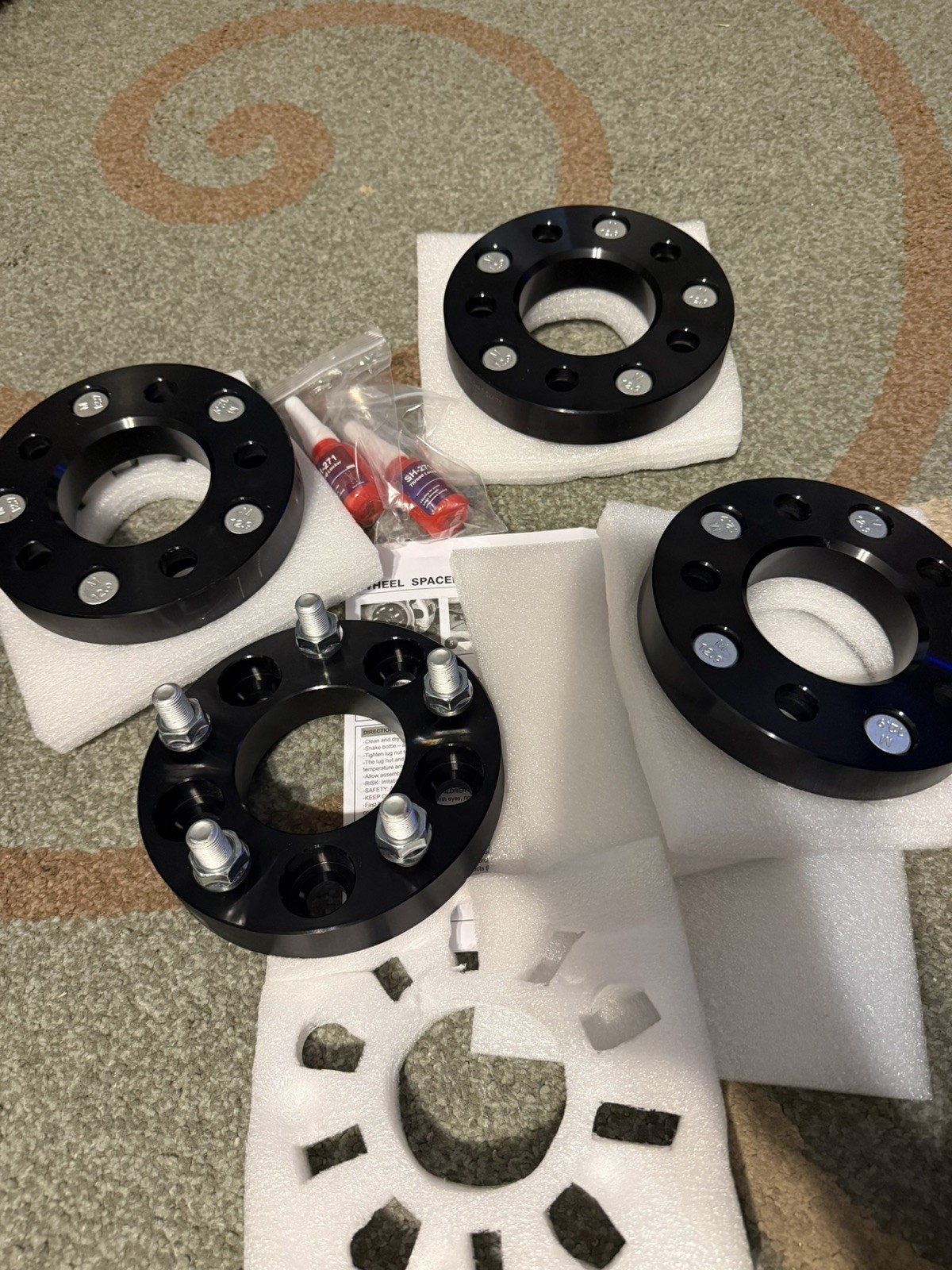 Wheel Adapters, 1inch 5×114.3mm to 5×120.65mm Wheel Adapter 5×4.5 to 5×4.75