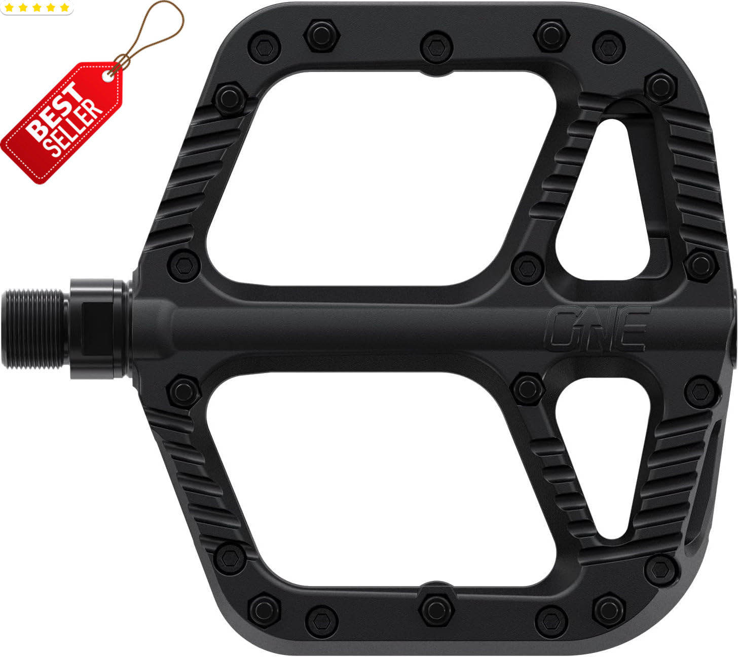 MTB Bike Pedals Flat Platform Composite Nylon Lightweight Durable – US