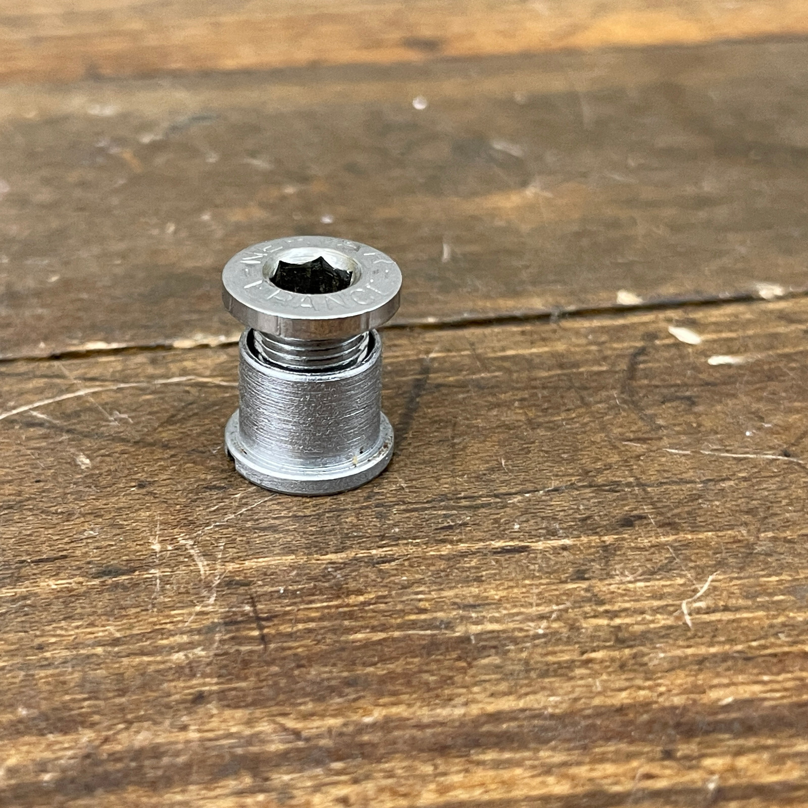 Vintage Nervar Chainring Bolt Nut Crank France Double Chainring Eroica Chrome