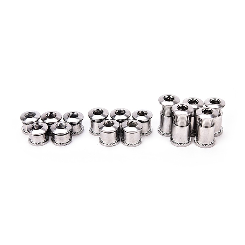 5Pair Crankset Bolts Crank Bolts Bike Chainring Bolts Bicycle Crank Screws NYJSE