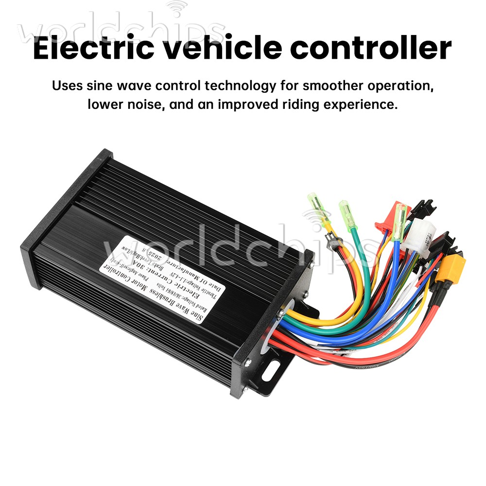 36V48V64V 30A Sine Wave Brushless Motor Controller 750-1500W Driver S866 LCD