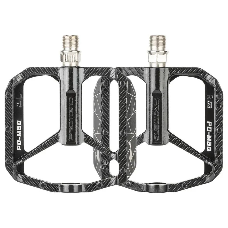 PROMEND MTB Bike Pedals Triple-Bearing Aluminum Alloy Anti-Slip Pedals
