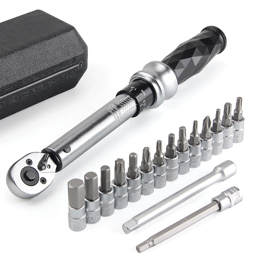 Adjustable 18in1 for torque Wrench Bike Maintenance Tool Set for Mountain Use