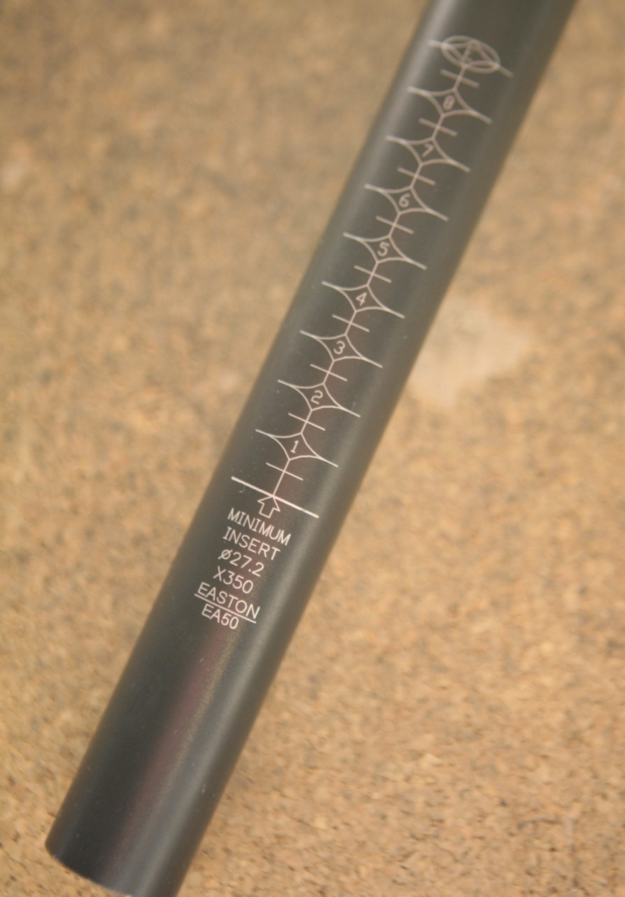 Vintage NOS NEW Easton EA50 seatpost pillar 27.2 x 350mm Mountainbike Road