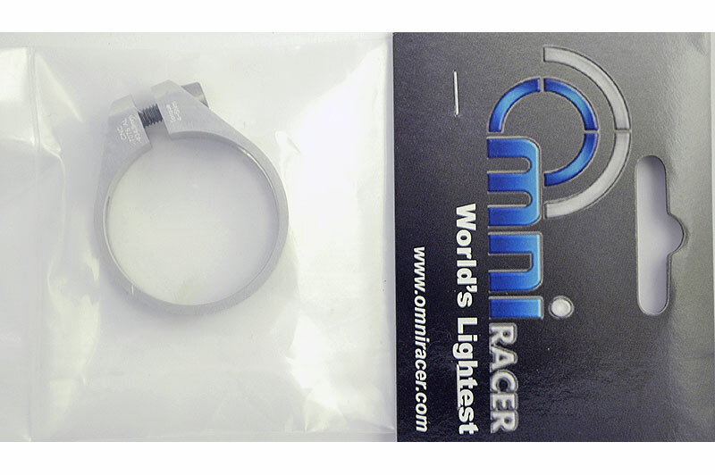 OMNI Racer WORLDS LIGHTEST Alloy Seatpost Clamp JUST 10grams!!! 31.8-32mm SILVER