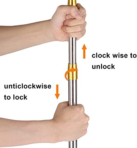 6.2ft Telescopic rods are Available in 3 Sizes and Come with 1 to 3-Tooth