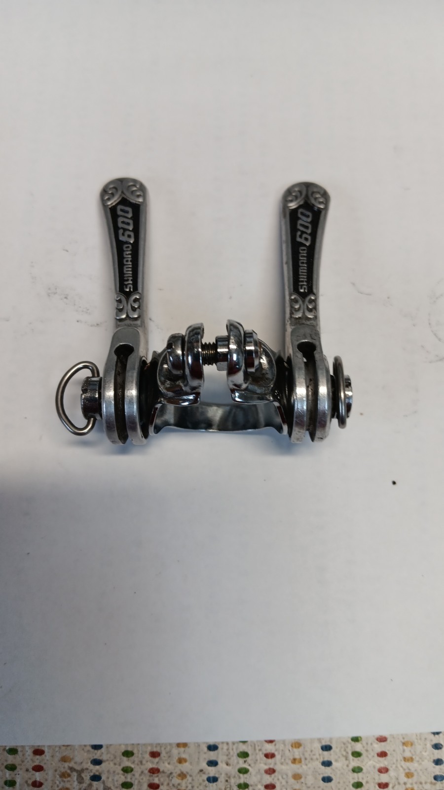 Vintage Shimano 600 Arabesque Downtube Friction Shifter Set Clamp 28.6