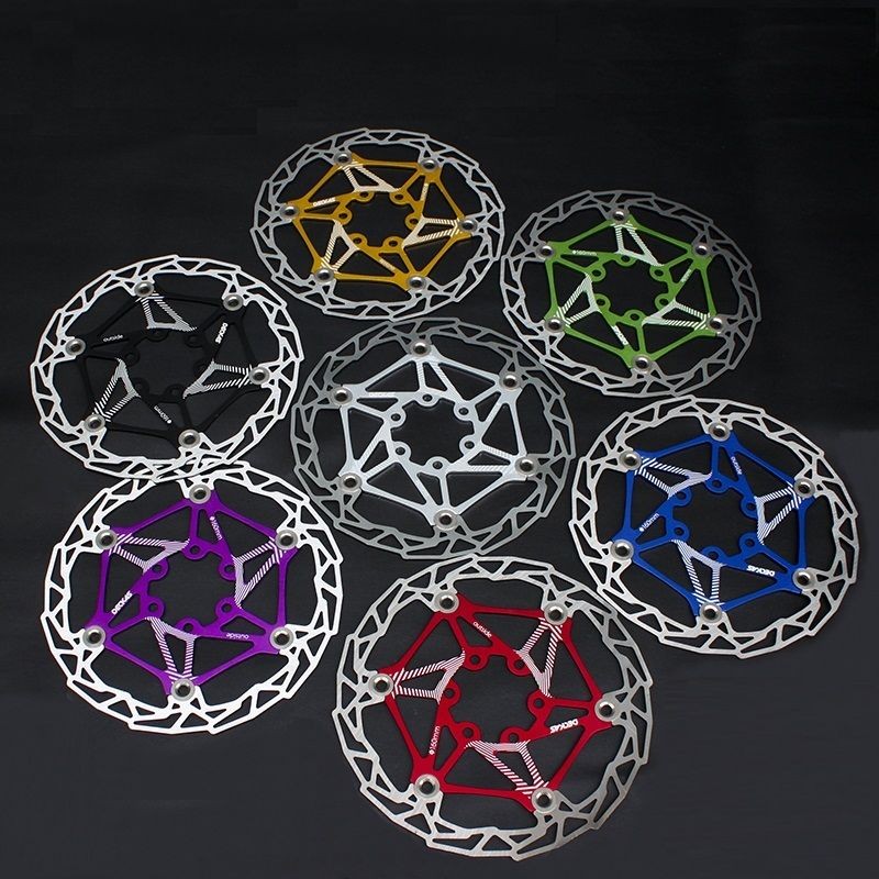 DECKAS MTB Mountain bike Bicycle Brake Disc Floating Rotor 160mm 6 Bolt Rotors