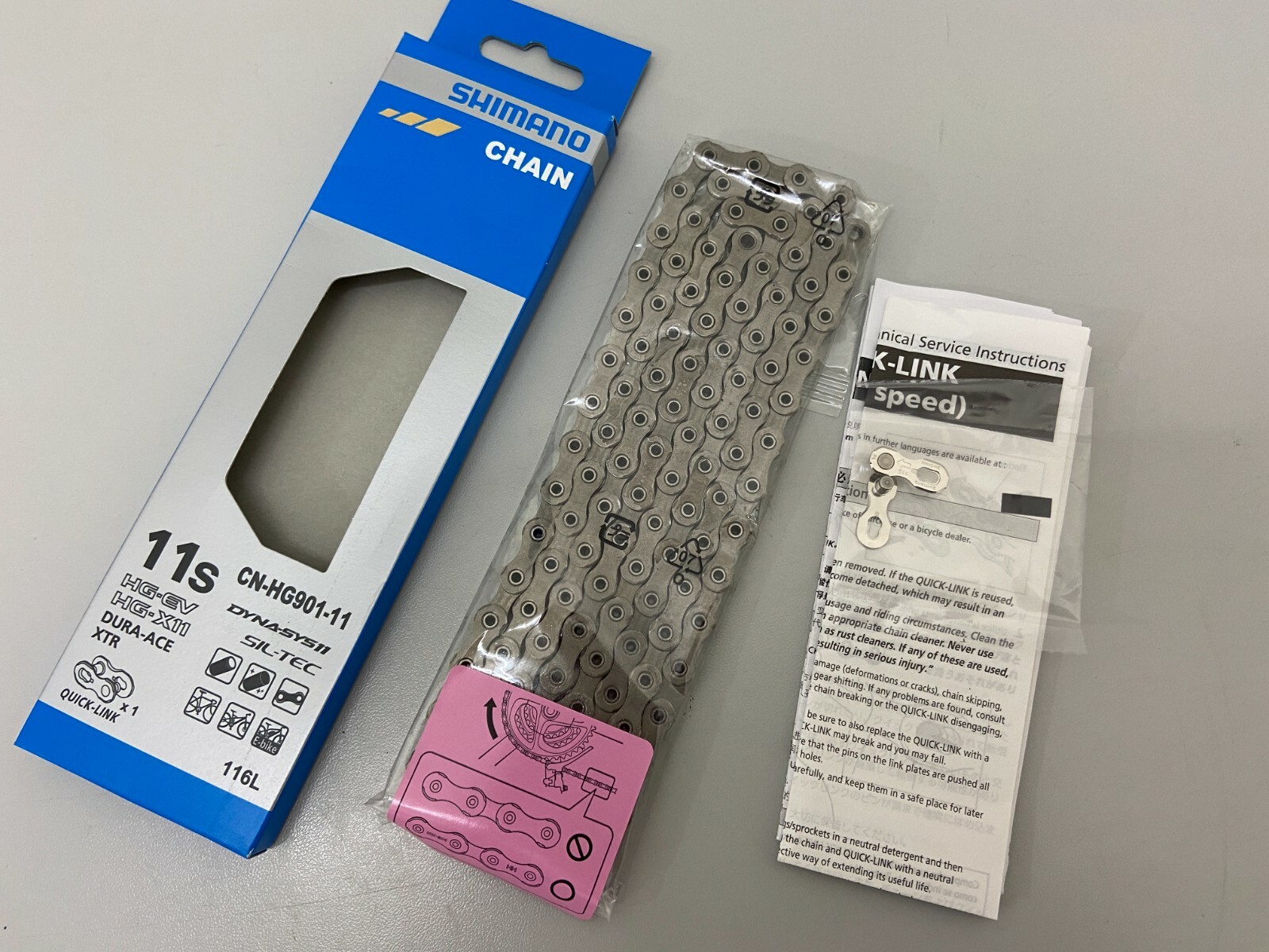 Shimano Dura-Ace/XTR CN-HG901-11 HG901 11speed Bicycle Chain(116-Link)