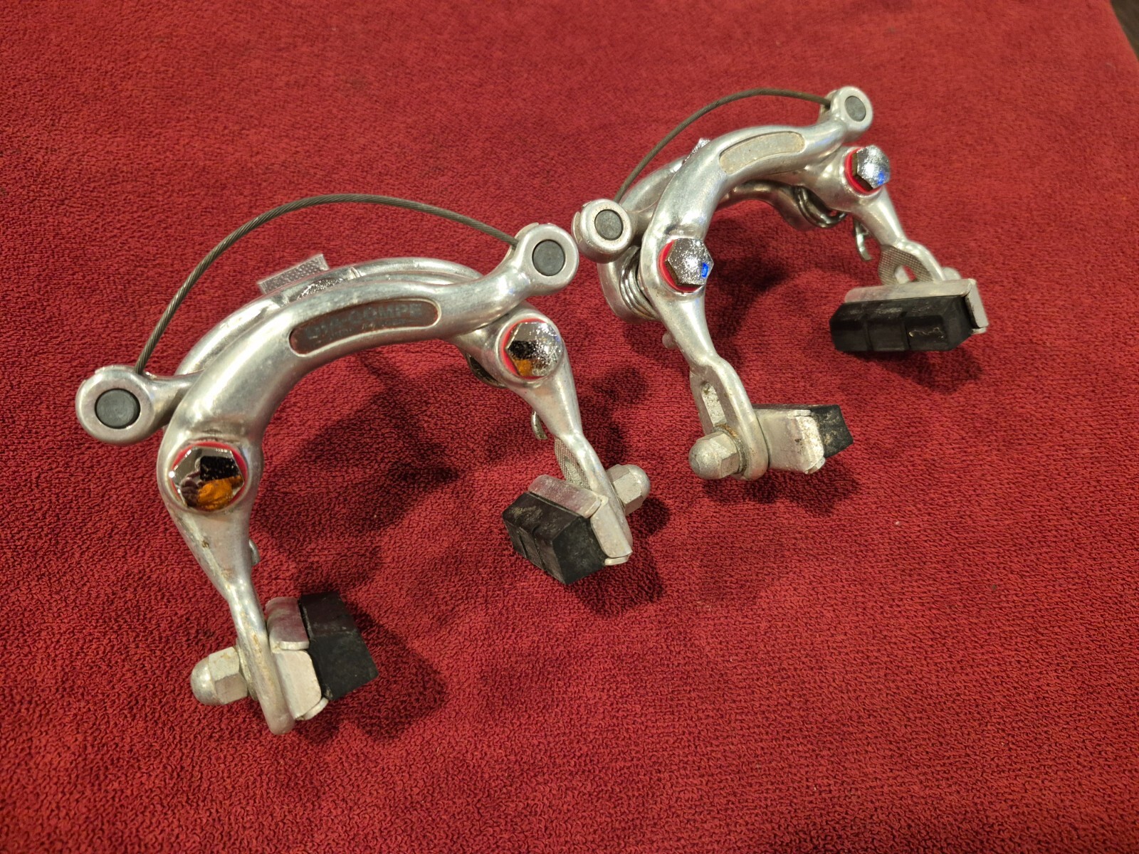 1970’s Vintage DIA-COMPE 610 DROP FORGED Center Pull Road Brake Calipers