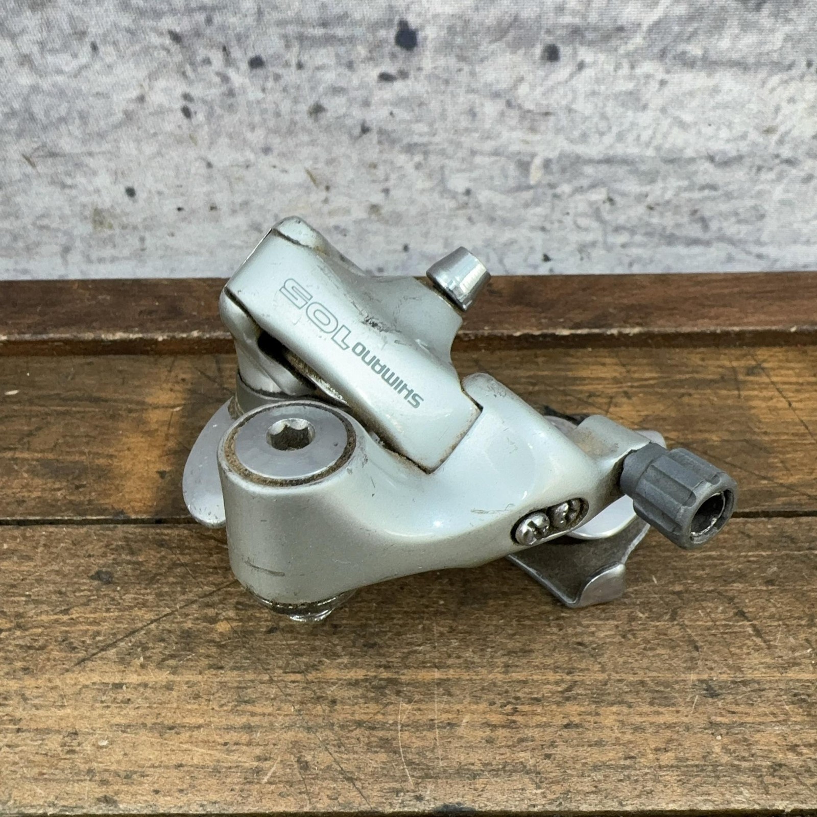 Vintage Shimano 105 RD-1055 Rear Derailleur 7 Speed Short Cage Silver Japan 245g