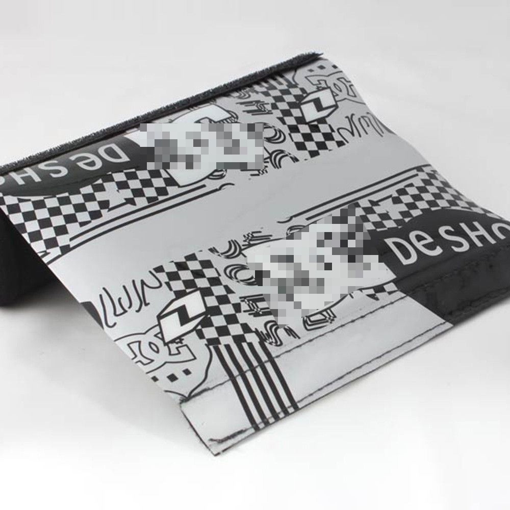 New Black/Silver DC Dense Foam Handlebar Protector Pad 7.9in Length