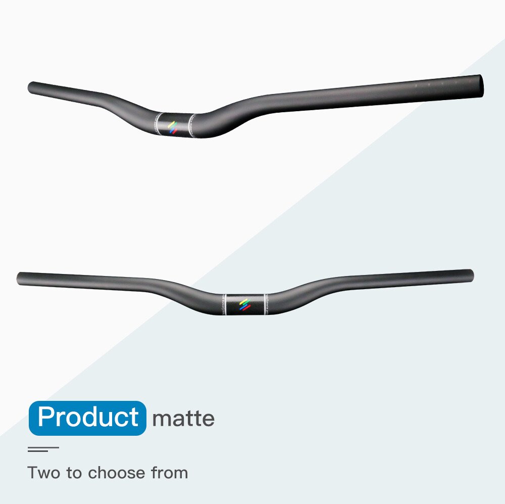 Carbon Mountain Bike MTB Handlebar 31.8 Flat Riser Handle Bars for Cycling Matte