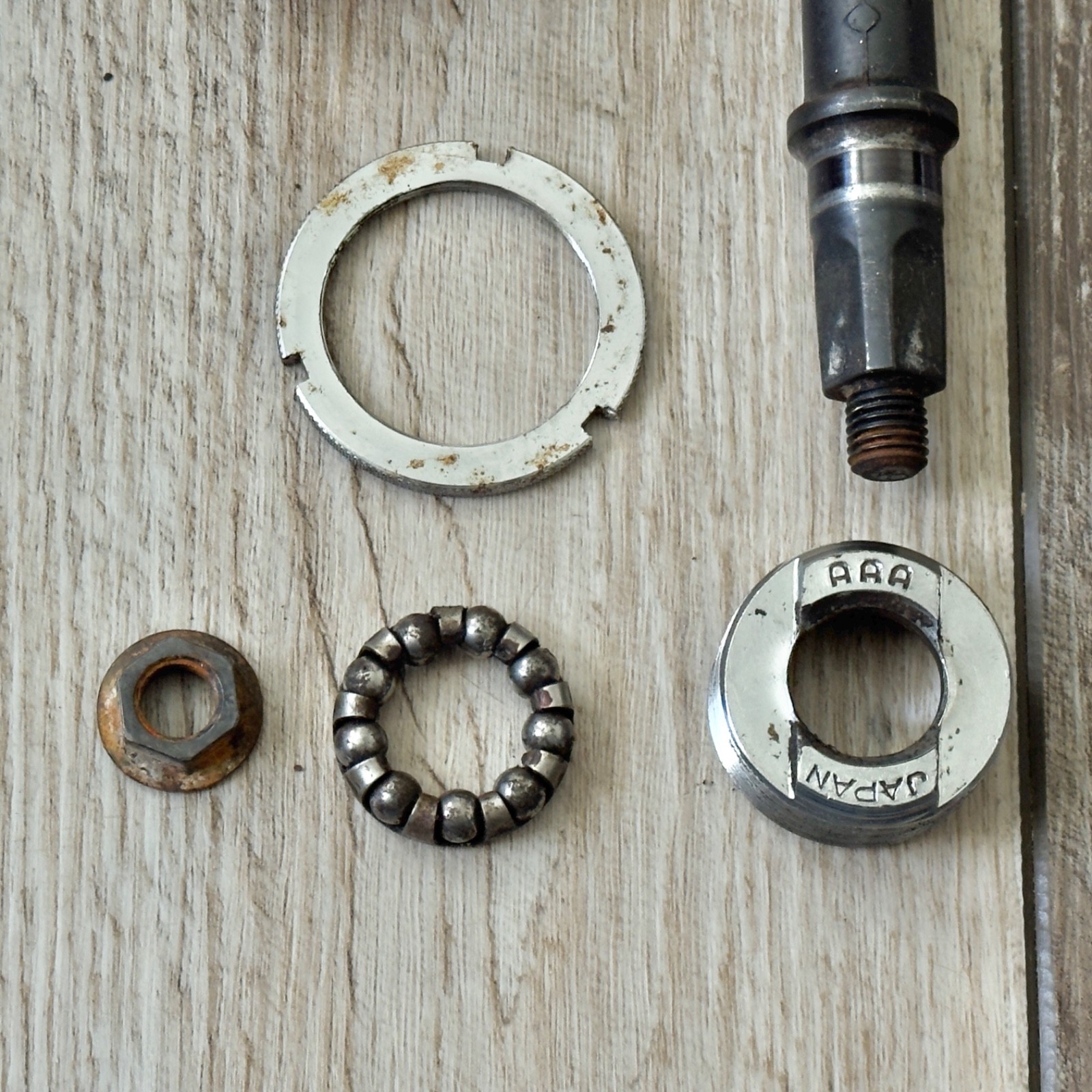 Vintage 1980 SR Silstar 170mm Double Crankset 52/40T Square Taper Read