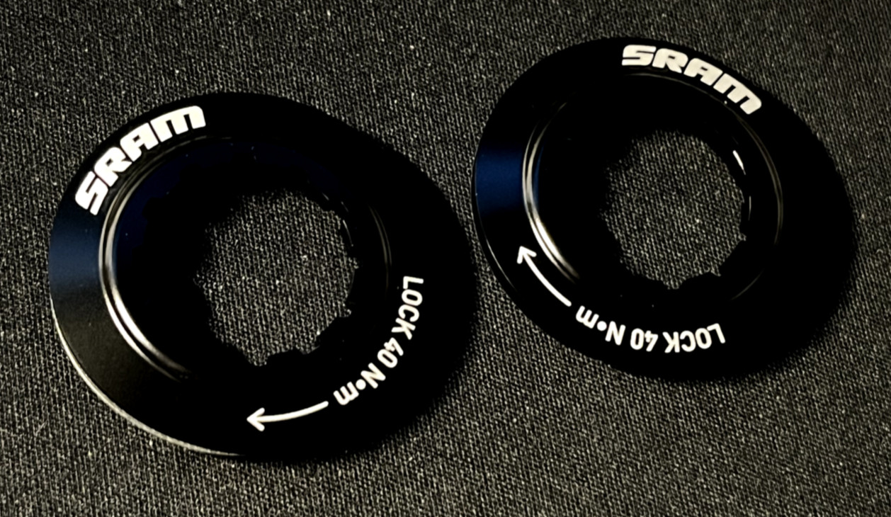 SRAM Centerlock Brake Rotor Internal Spline Lockring – Pair – Brand New!