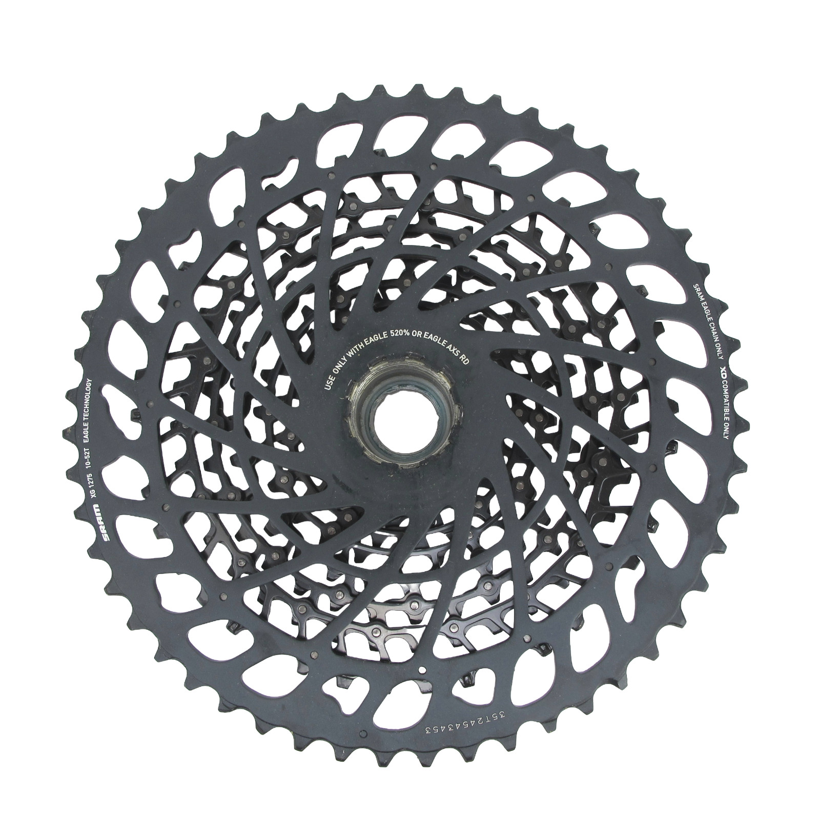 SRAM GX 10-52t Cassette XG 1275 12 Speed Eagle 520% XD