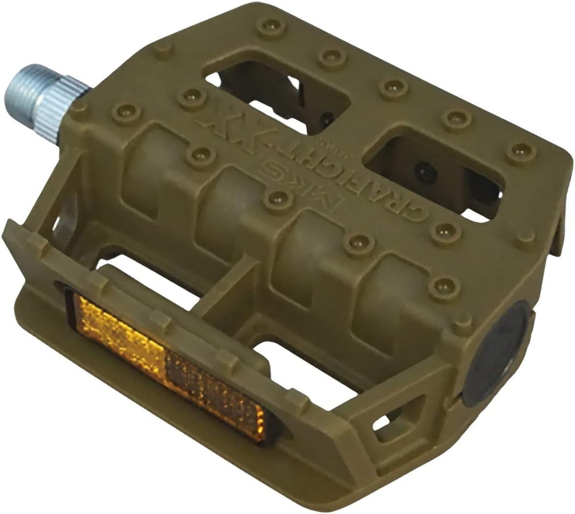 MKS Mikashima Bicycle Pedal GRAFIGHT-XX 9/16 inch core khaki