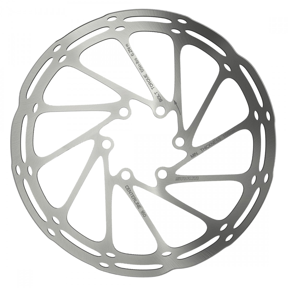 SRAM CenterLine 220mm Disc Brake Rotors Bundle UCI-Compliant, Steel, 6-Bolt,