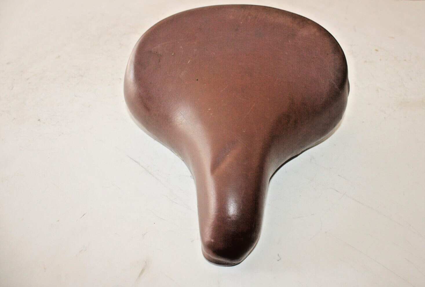 Vintage Ridashiye Bike Saddle 260/240mm Brown 638g Comfort Hybrid Fast Shipper
