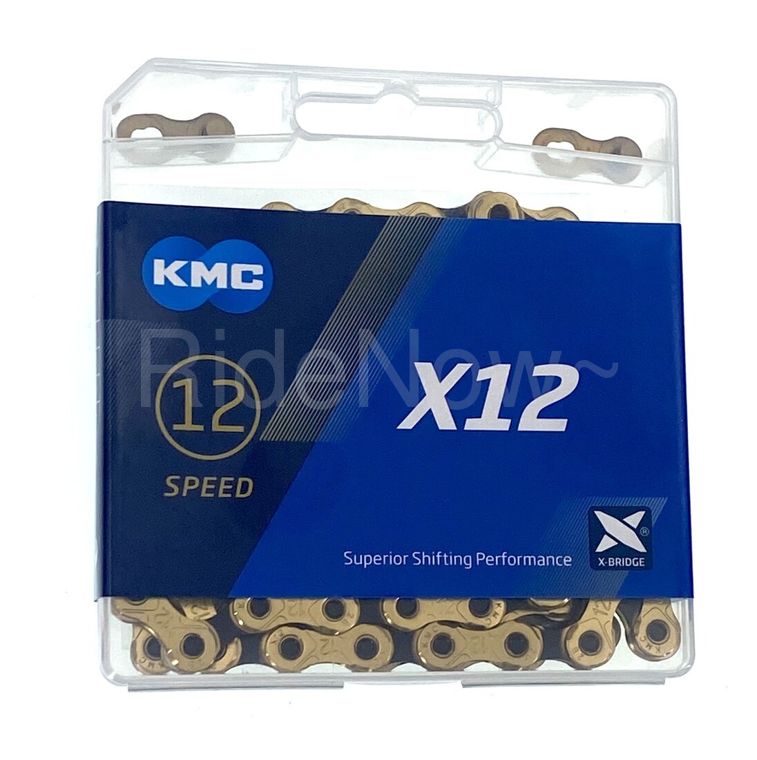 KMC X12 Gold/Black 12-Speed Road / MTB Bike Chain 126L fits SRAM Shimano Campy