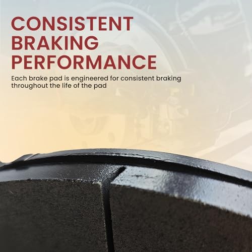 Rear Ceramic Brake Pads Set for 2007-2014 Cadillac Escalade, Chevy 1H 2166