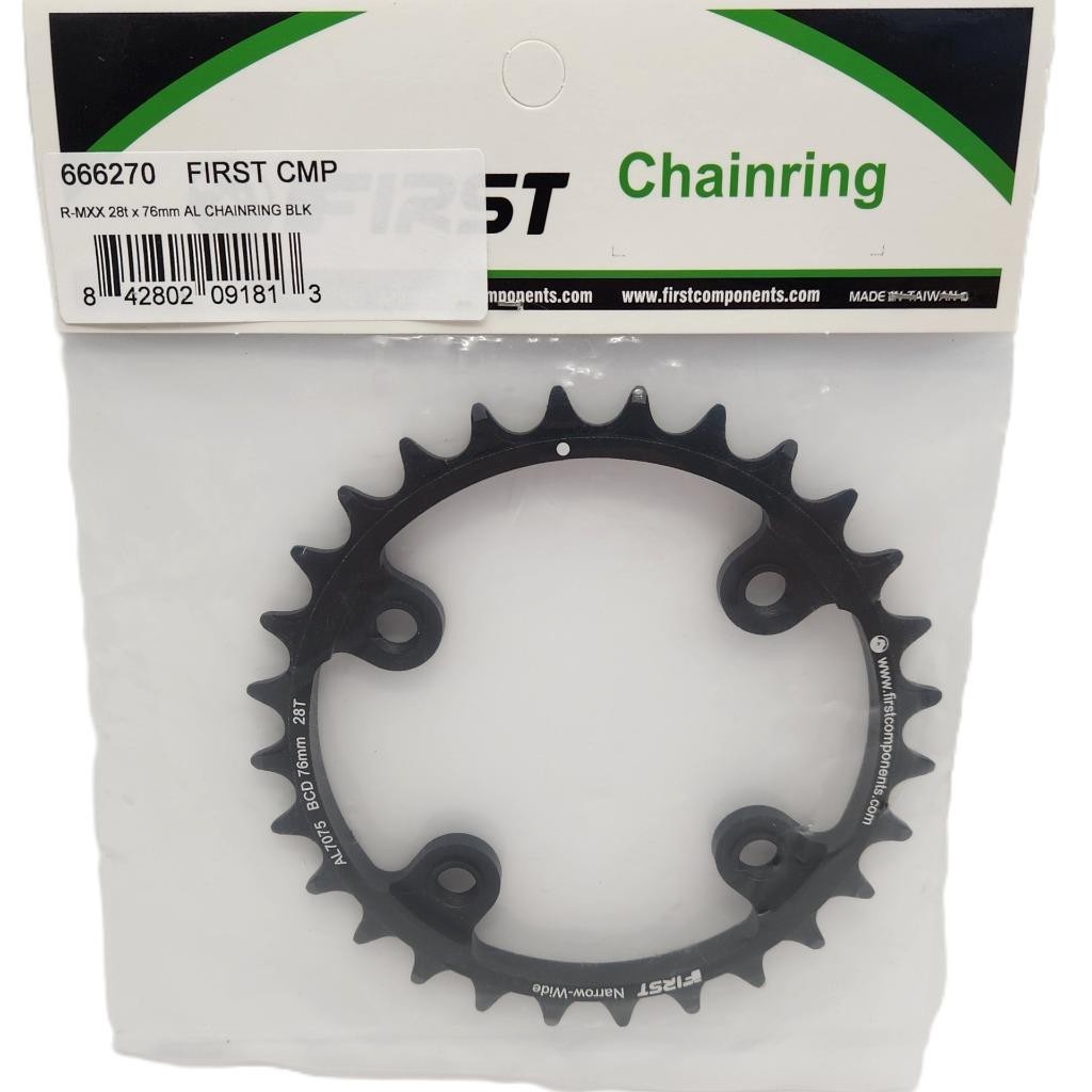 First Components 28T x 76mm Narrow-Wide 1x Bicycle MTB Chainring SRAM XX1