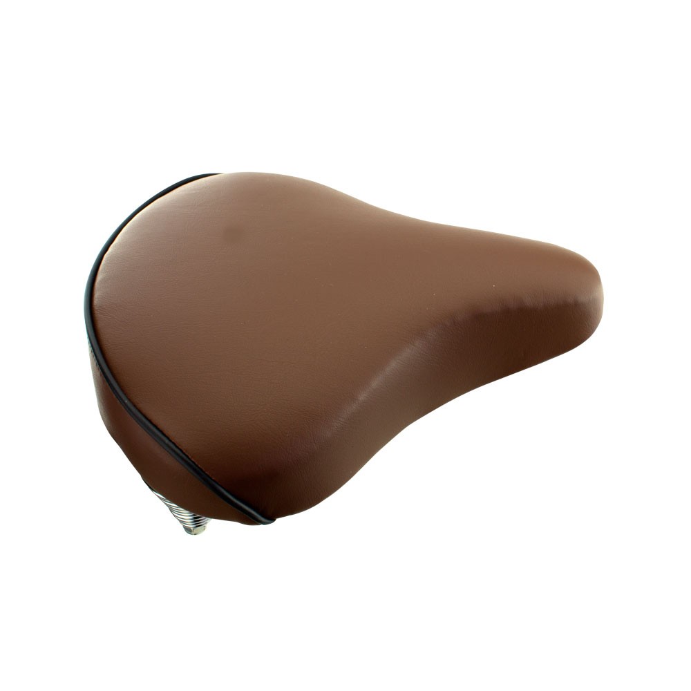 NEW! Standard Vinyl Beach Cruiser Large Saddle Bicycle Seat 209 Bike Seat Brown
