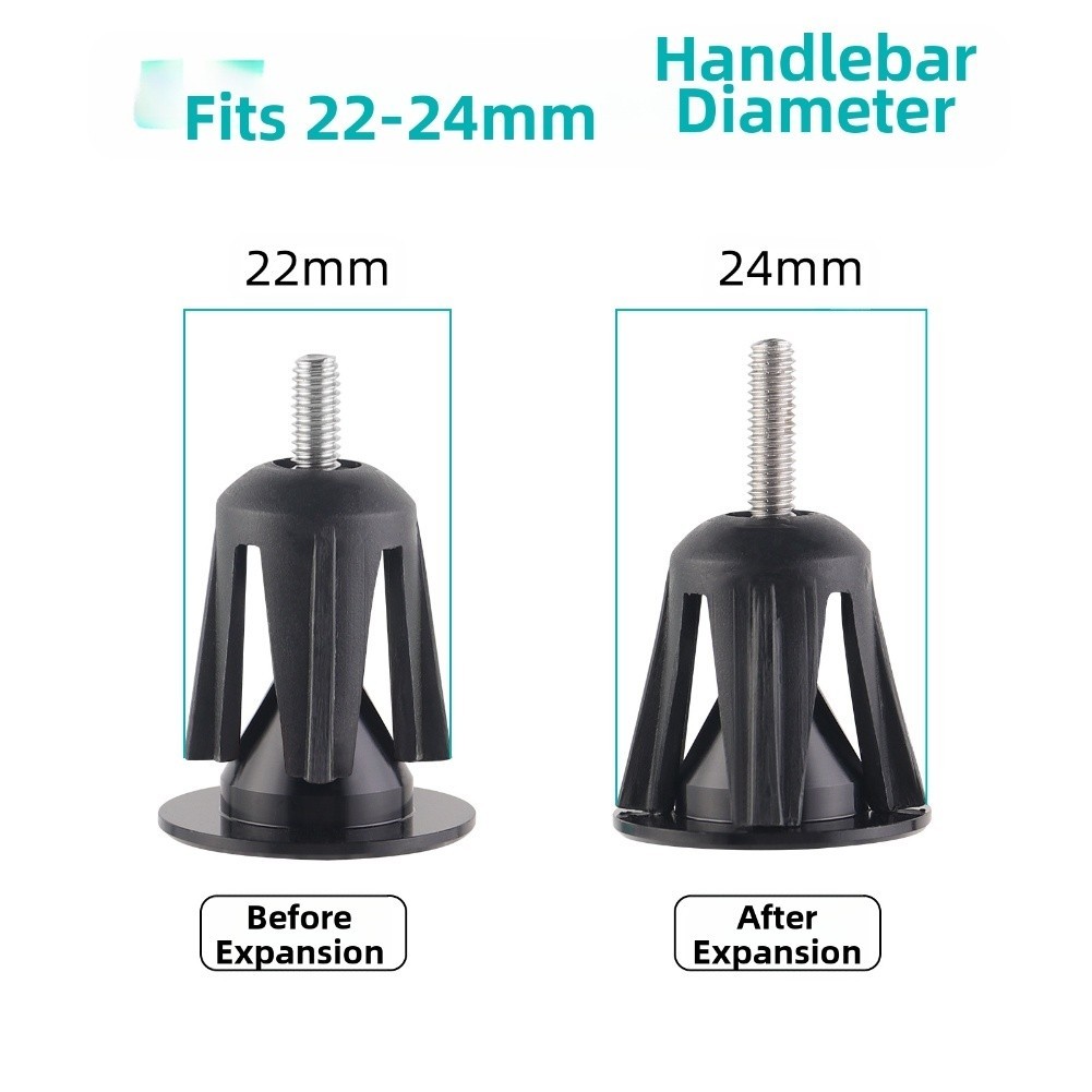 Colorful Aluminum Alloy Bicycle Handlebar End Secure Fit for Mountain Bike