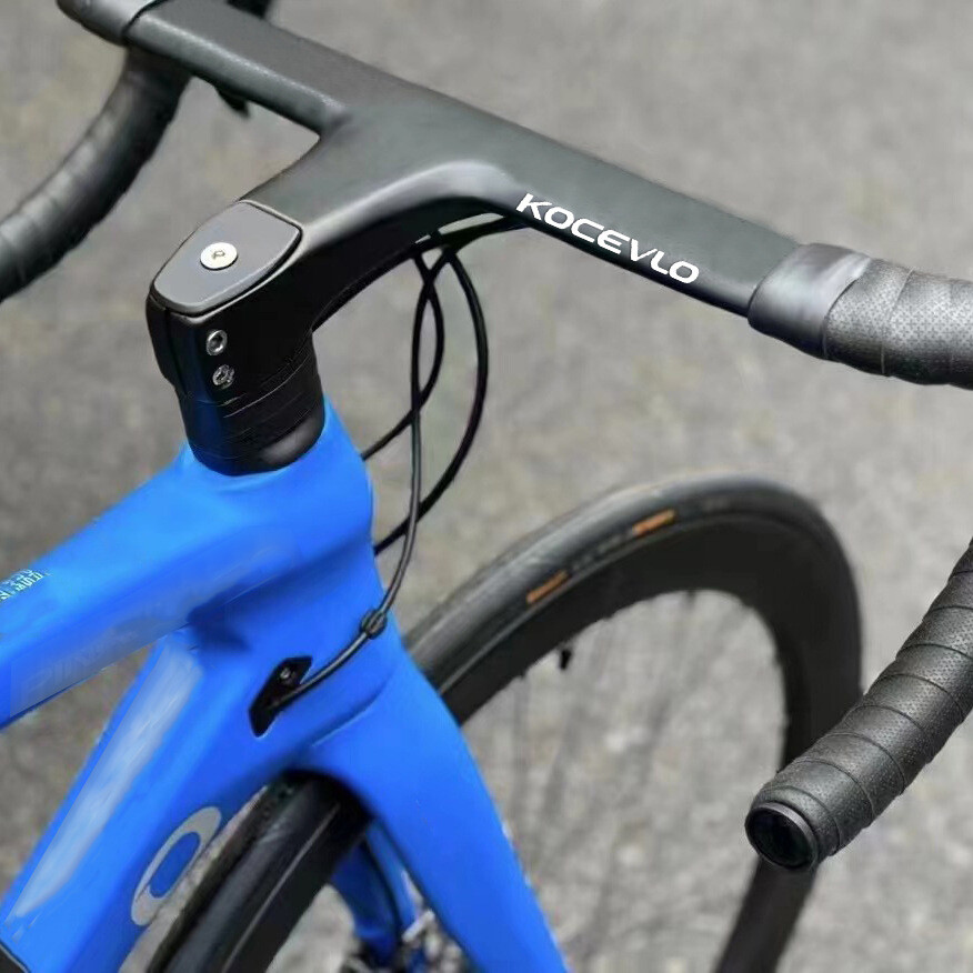 400/420/440mm Integrated Handlebars Carbon Fiber Road Bike Aero Drop Bar 1-1/8in