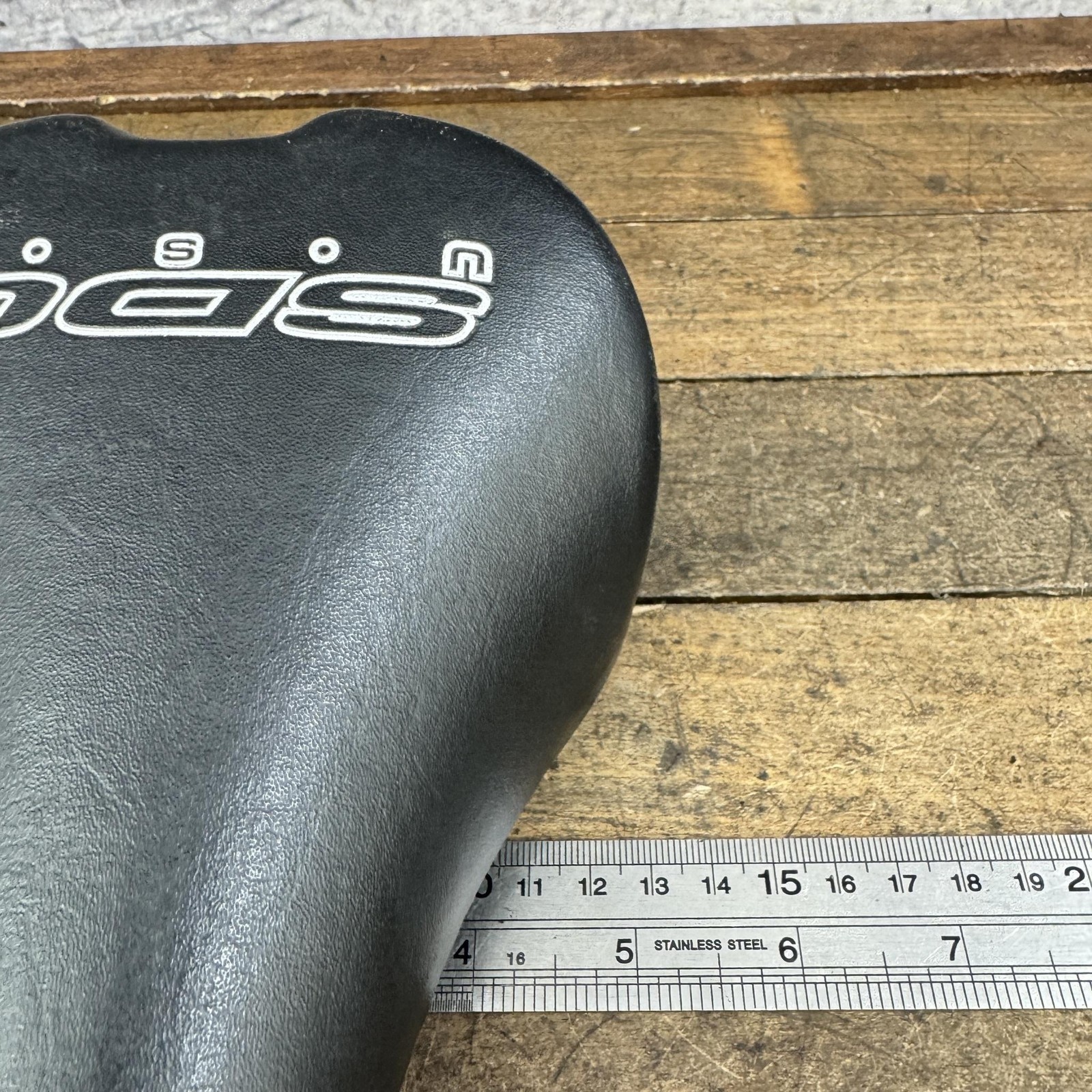 Vintage SDG Comp Seat BMX Racing Bicycle Saddle USA Black MTB Road Cut