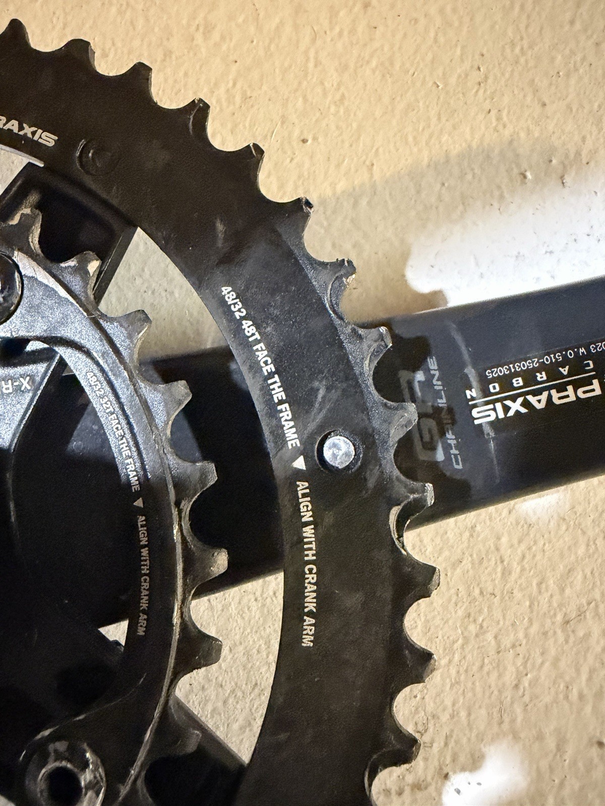 PRAXIS ZAYANTE CARBON-GR Crankset 165mm 48/32 M30