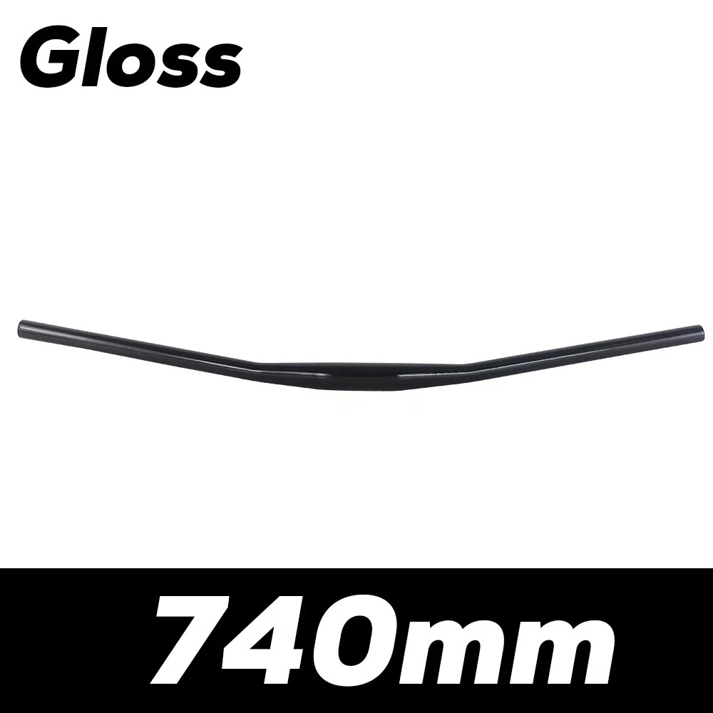 9 Degree Full Carbon Fiber XC Off-Road Racing Flat Handlebar Matte 580-740mm