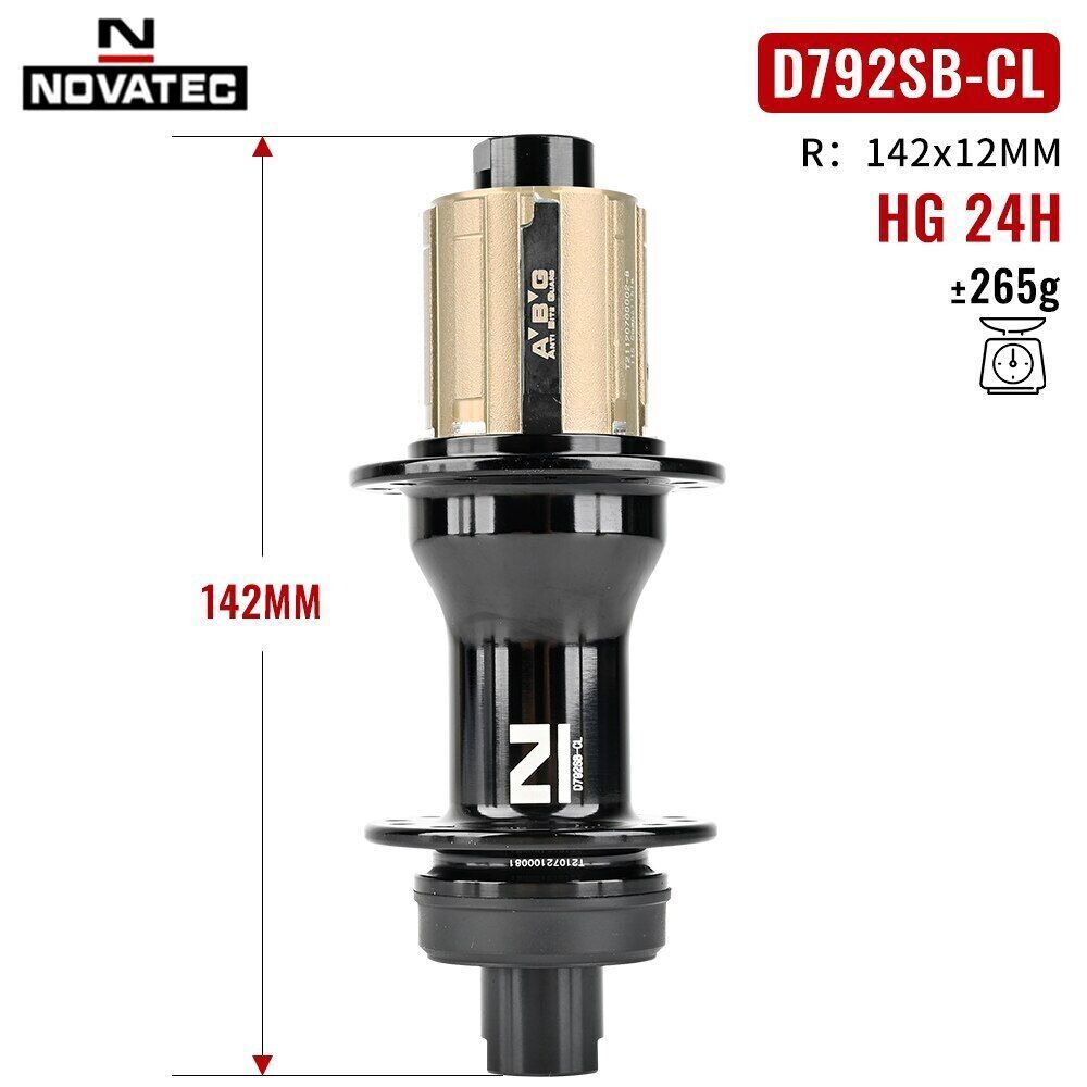 Novatec Bicycle Hubs Road Bike Hub Center Lock Disc Thru axle for Shimano 8-11S