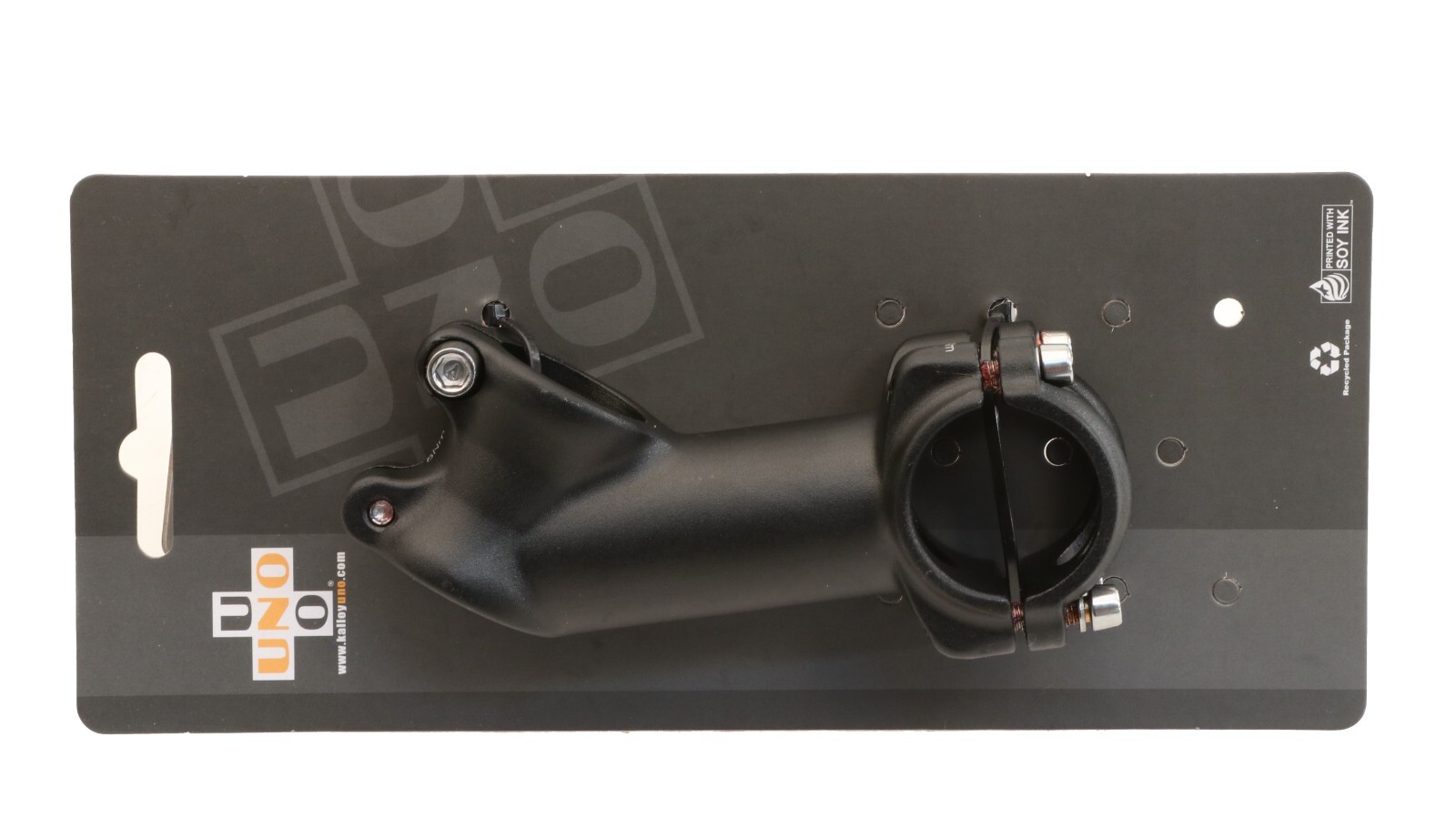 Kalloy Uno AS021 Alloy MTB/Road Stem 110mm -/+ 35° 31.8mm Clamp 1 1/8″ Black NEW