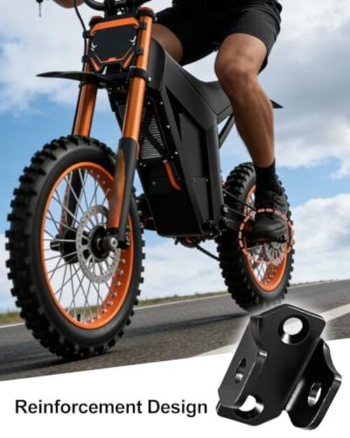 E-Dirt Bike Foot Pegs Bracket Holder Compatible with Tuttio Soleil 01,