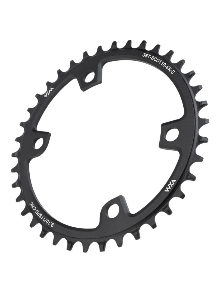 Efficient Narrow Wide Tooth Chainring for Road Bikes in Sizes of 36T to 44T