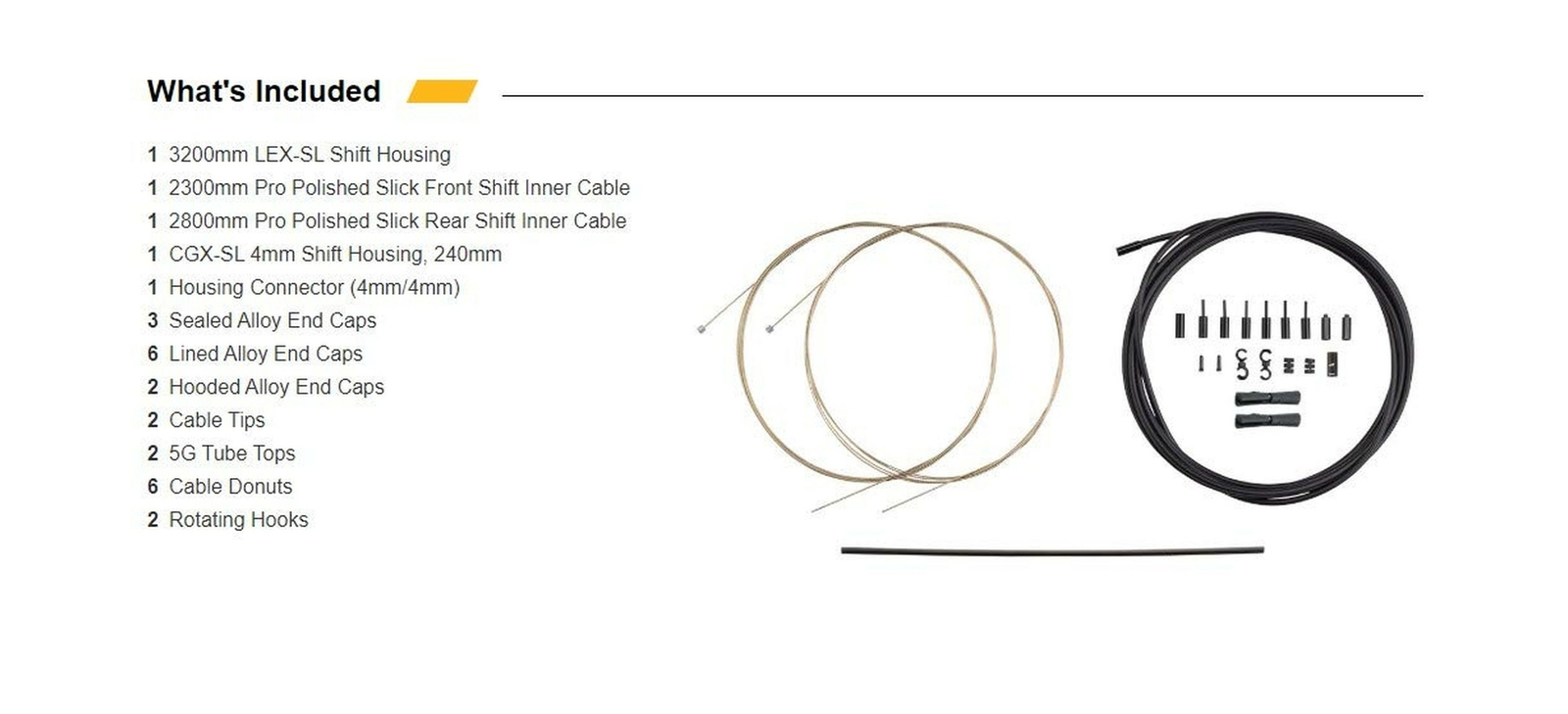 Jagwire – Universal 2X Pro Shift Kit |for Road, MTN, and Gravel Bike | SRAM a…