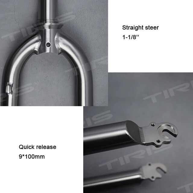 TIRIS QC6 Titanium 29 Fork For Gravel Road Bike 700C Road Bicycle Accessories