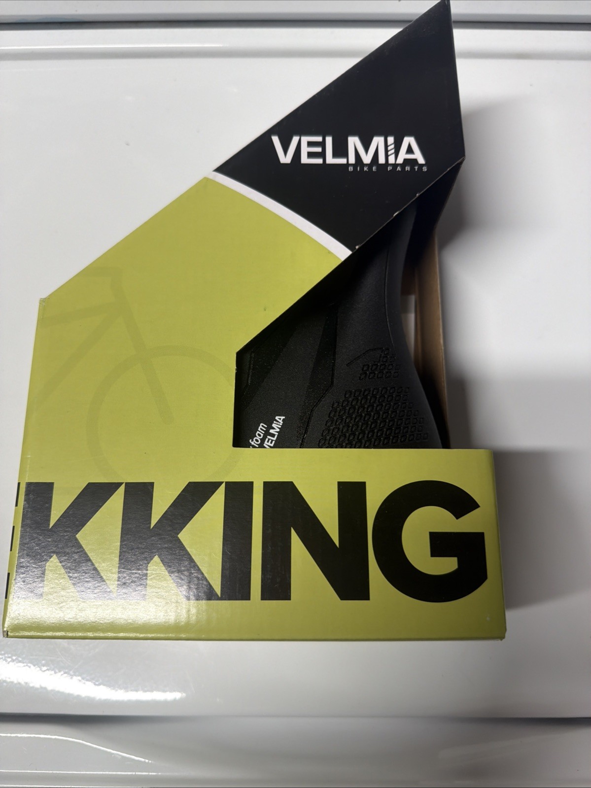 VELMIA Bike Seat Designed in Germany, Made of Comfy Memory Foam I Bicycle Sea…