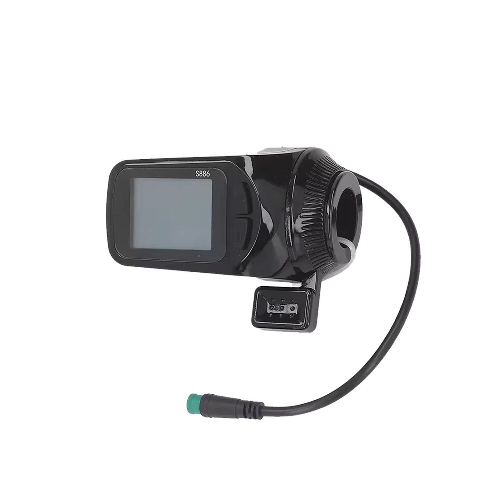 24V 36V 48V S886 E-Bike 2 in 1 LCD Speed Meter Thumb Power Throttle Display