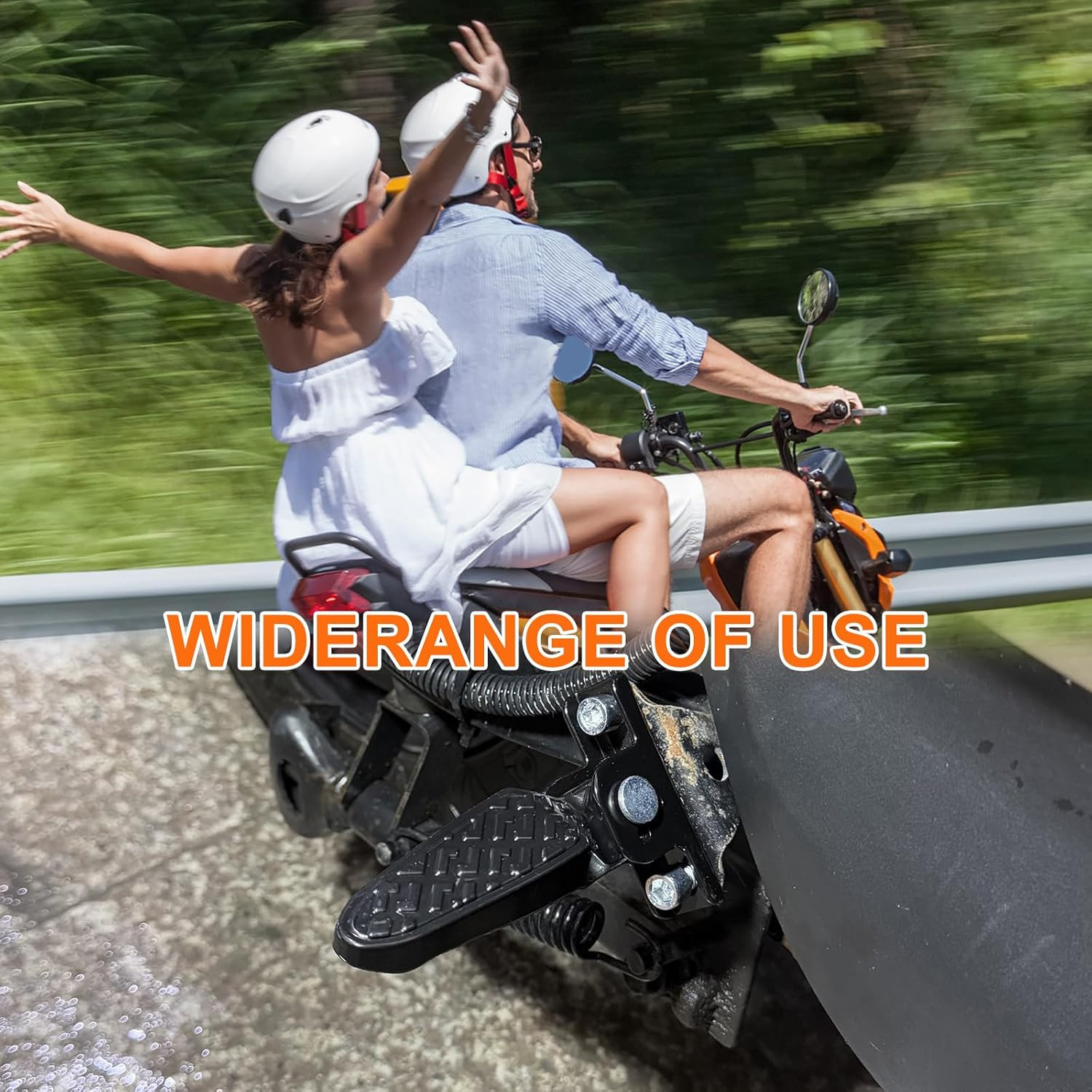 1 Pair Electric Scooter Folding Pegs, Mini Non-Slip Foot Pegs for E-Bike, Bicycl