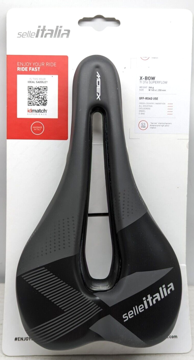 Selle Italia X-Bow Ti 316 superflow saddle NEW