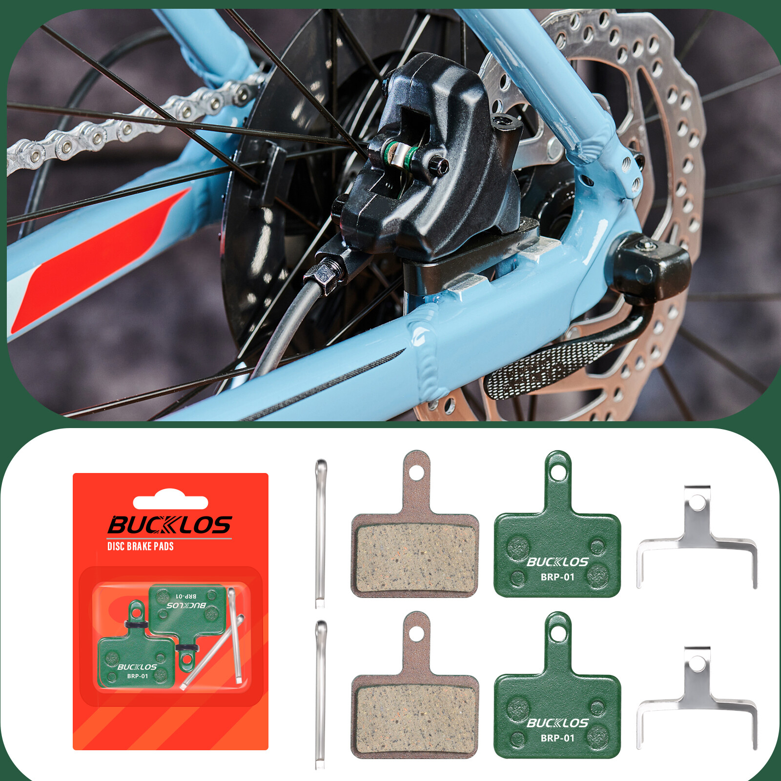 MTB Ceramic Disc Brake Caliper Pad Moutain Bike for Shimano Tektro E10.11 MT200